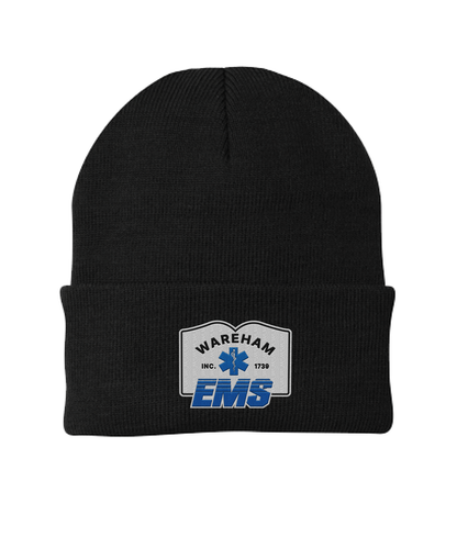 Wareham EMS Embroidered Knit Beanie - Town Sign