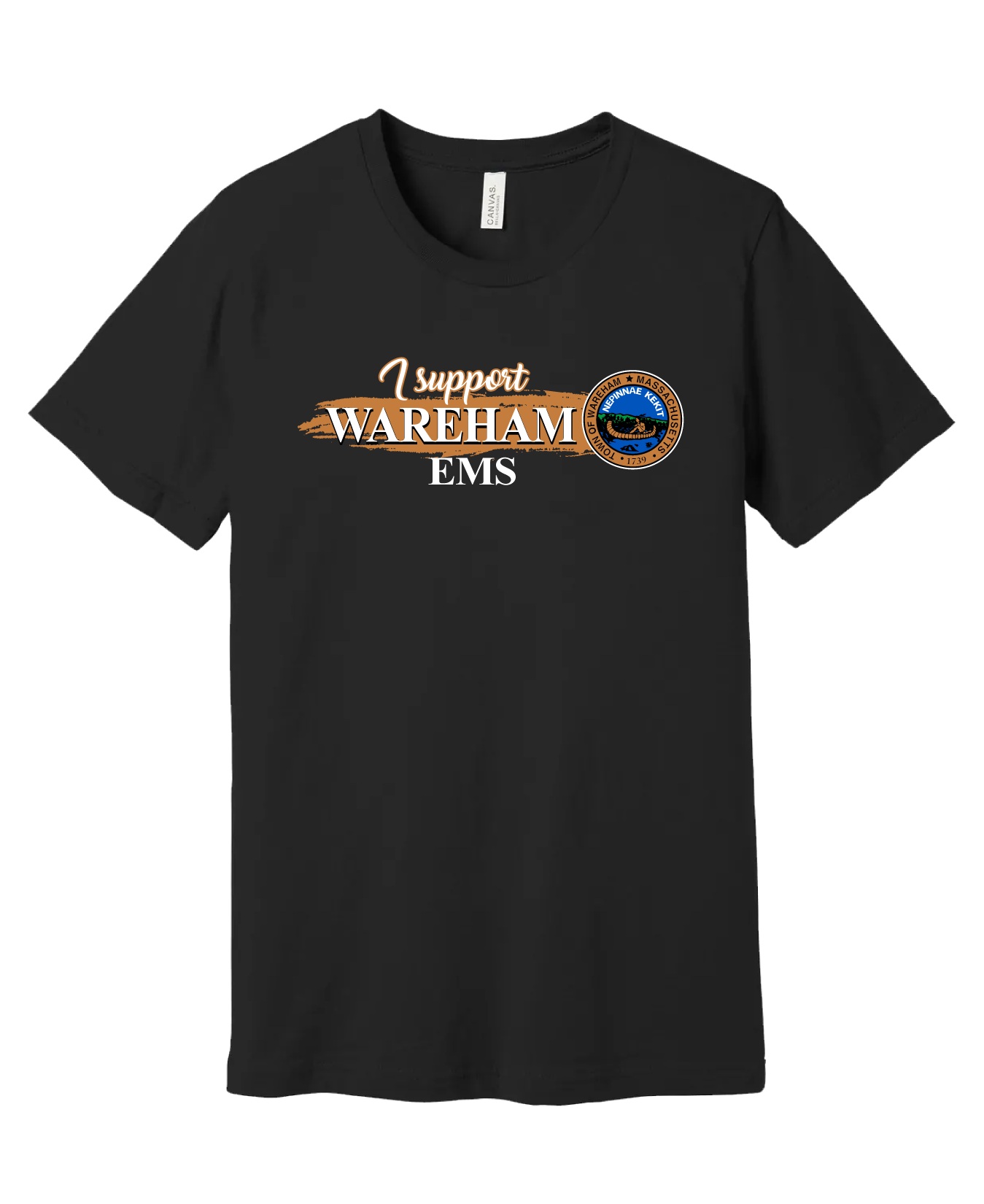 Wareham EMS Comfort Unisex Cotton SS Tee - Lighthouse