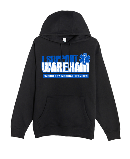 Wareham EMS Comfort Unisex Hooded Sweatshirt - American Flag