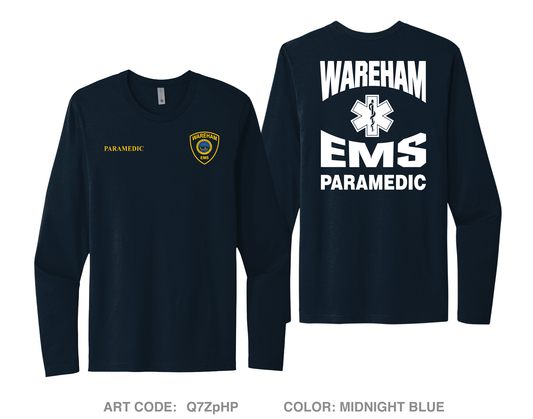 Wareham EMS Private Collection Comfort Unisex Cotton LS Tee