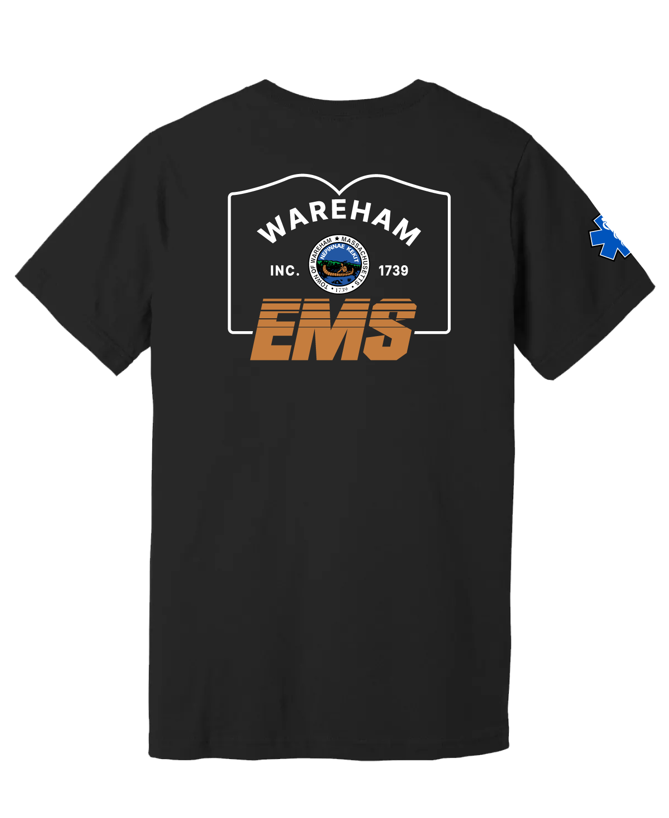 Wareham EMS Comfort Unisex Cotton SS Tee - Town Sign