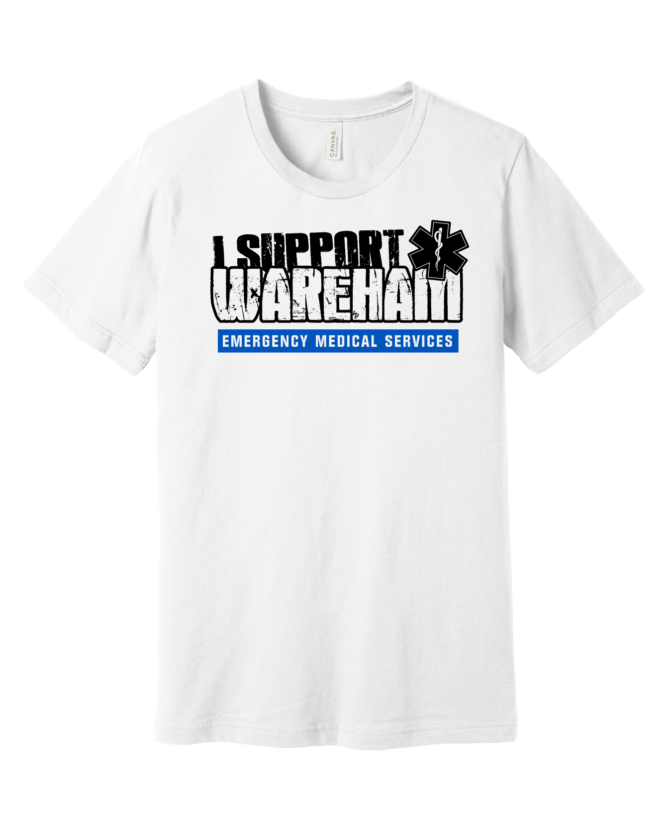 Wareham EMS Comfort Unisex Cotton SS Tee - American Flag