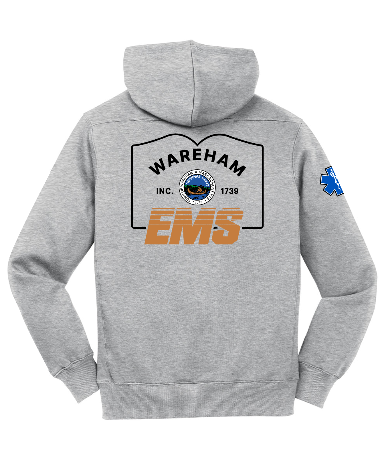 Wareham EMS Hi-Tech Performance Hoodie - Town Sign