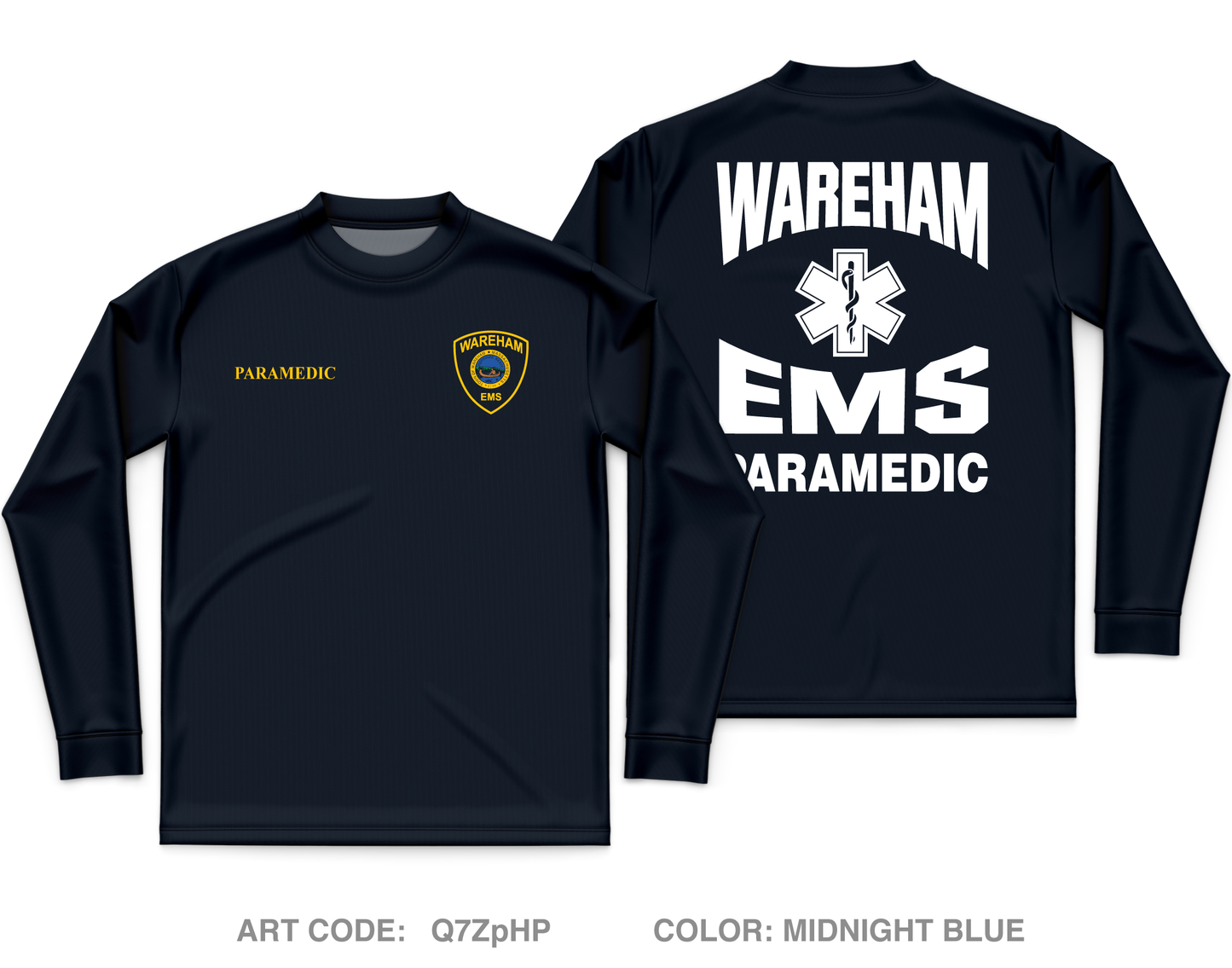 Wareham EMS Private Collection Core Men's LS Performance Tee